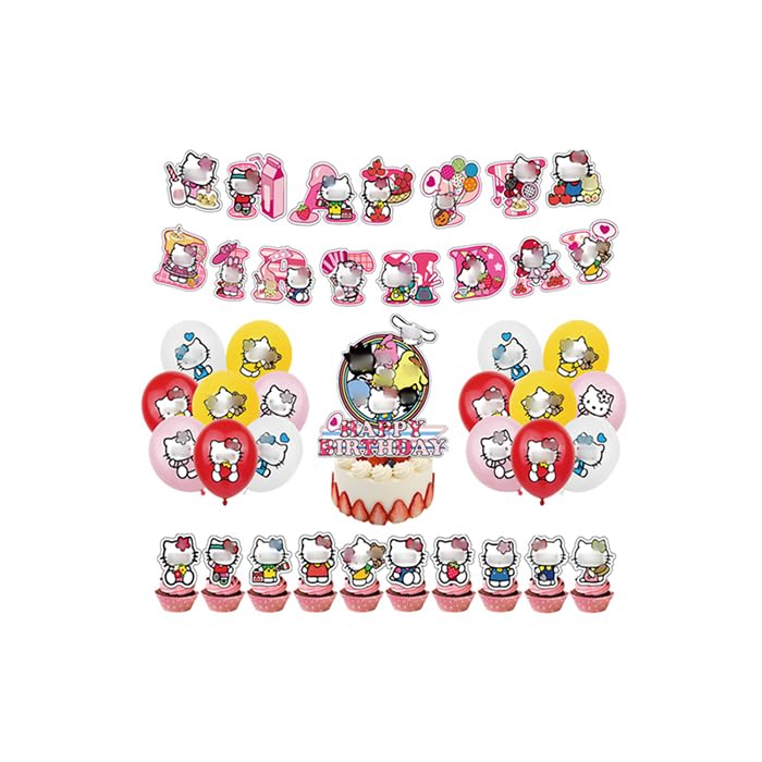 Party Decoration Party Supplies Balloons Balloon Decorations Cake Toppers Banners for Birthday Party Supplies Birthday Balloons