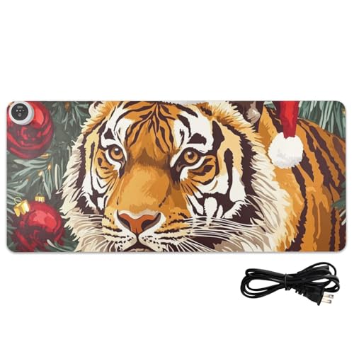 Tapis de souris chauffant rouge pour un espace de travail chaleureux