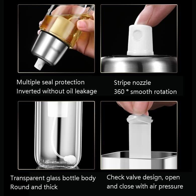Cooking Oil Spray Bottle,Oil Spray Bottle,Oil Spray Bottle Kitchen Fog Olive Oil Dispenser Pot Barbecue Fat Reduction Fitness Pneumatic Oil Sprayer for Cooking Simple