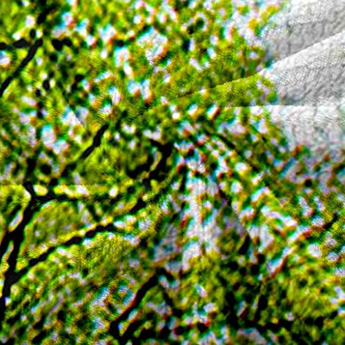 Couverture impression 3D forêt verte pour une ambiance cocooning au salon - 5