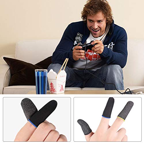 EXCEART Manga Dedo Protetores de Dedo Dedeiras de Controladores de Jogo para Jogos de Telefone Móvel