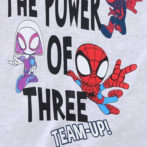Image of Marvel Spidey and His Amazing Friends Boys Short Sleeve T-Shirt and Shorts Set for Toddlers