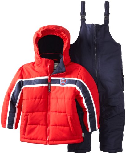 Image of Rothschild Little Boys' Chest Stripe Snowsuit