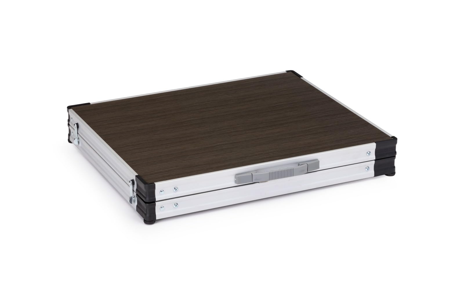 Kofferbox faltbar für Camping & Outdoor – Stabile Aluminium-Aufbewahrungsbox mit 3 Fächern, Tragetasche inkl., Belastbar bis 30 kg, Leichte Camping Aufbewahrungslösung für Reisen und Garten
