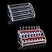 4 Tiers Makeup Holder Tiered Acrylic Organizer for Lipstick Nail Polishes Eye Shadow Toy Collection Dresser Reagent Container Retail E ssential Oils Liquids Paint Oil Bottle Display Rack Stand Station
