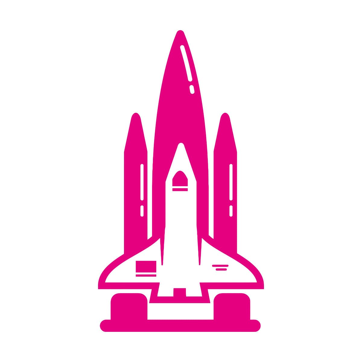 Lettering Stickers Space Rocket School Spaceship Boy Children's Room Funny 48x88.4cm Removable Without Leaving Glue Large Rosered