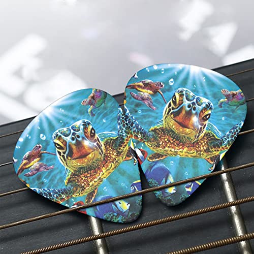Médiators de guitare 12-Pack Médiators colorés de tortue de mer pour guitare électrique Guitare acoustique Diverses… - Les Beatles, Paul McCartney, John Lennon, RIngo Starr, George Harrison Médiators de guitare 12-Pack Médiators colorés de tortue de mer pour guitare électrique Guitare acoustique Diverses… – Image 7