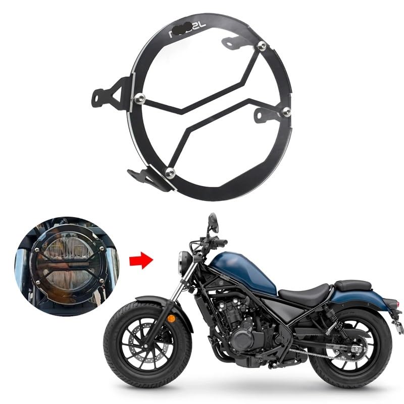 Schutzabdeckung Schutz Für Rebel CMX 300 Motorrad Scheinwerfer Protector Grille Schutz Abdeckung Grill Rebel300 CMX300 2017-2023 2021 2022