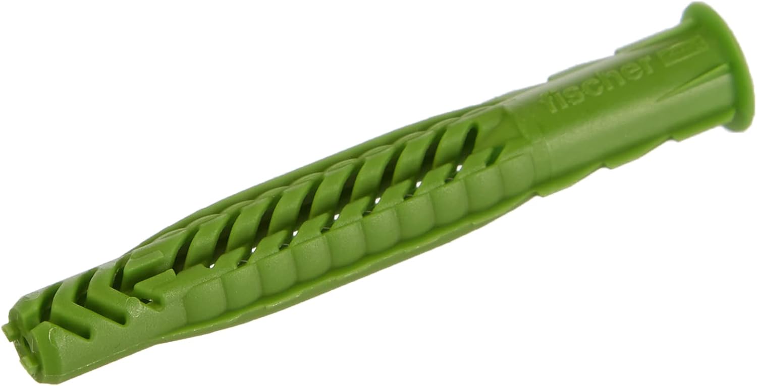 fischer 524855 UX Green Universal Plug, 6 x 50