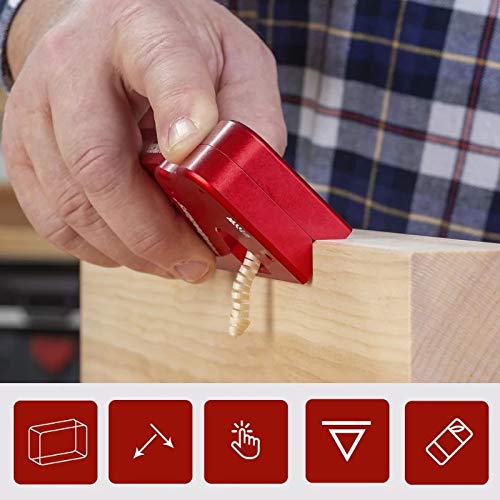 Block Planer, Metal 45 Degree Manual Wood Planer Plane Woodworking Planer Chamfering Trimming Planer DIY Hand Tool Woodcraft Corners Edge Carpenter Smoothing Planer Suitable for Woodworking Worker