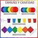 Imagen de LATERN 120 Piezas Vajilla de Papel Colorida para Neón Fiestas