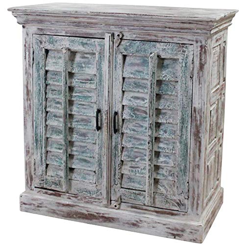 ETNIC ART - Credenza Indiana in Legno massello-90x92x44-JARQ-25B