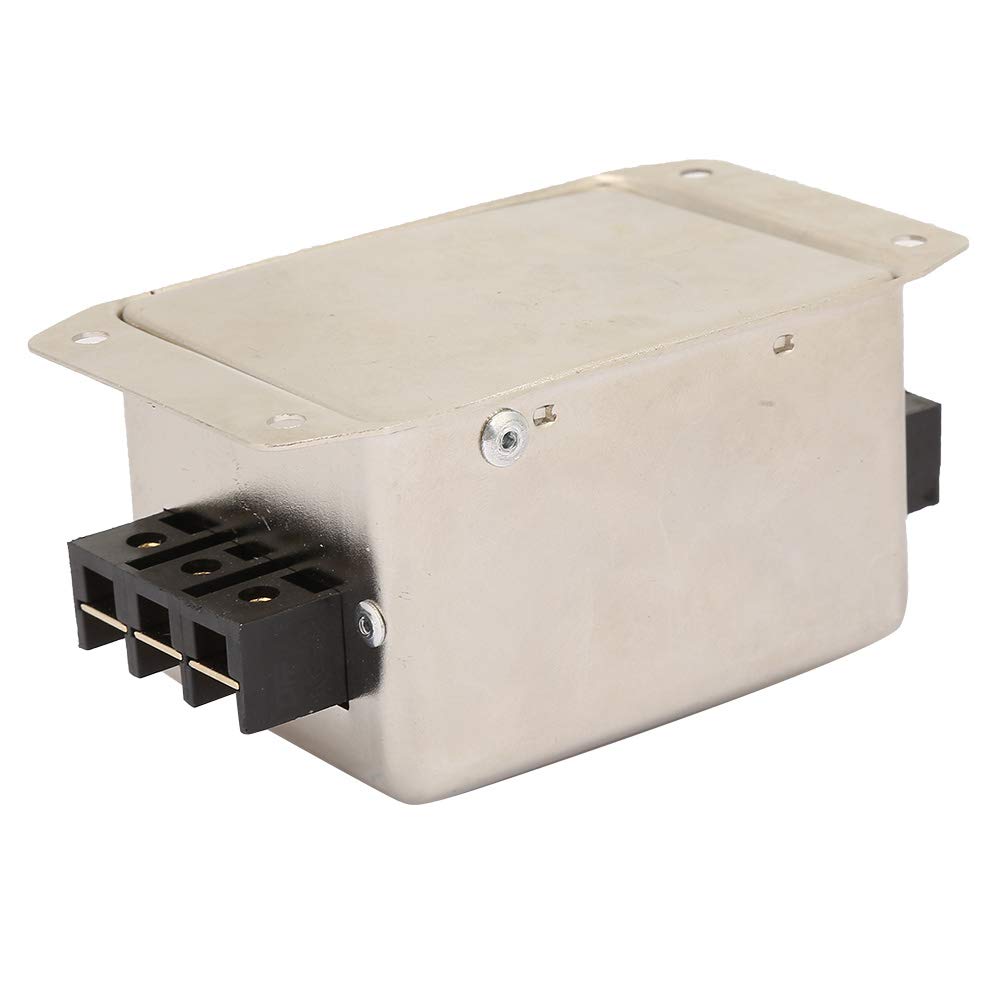 Filtre Secteur 220V,Netzfilter 230V,Filtre Antiparasite,Emi Filter 115V250V 10A 5060Hz Single Dual Pole Monophasé Power Line Emi Filter Terminal