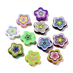 Mixed Color Flower Beads_10 pcs