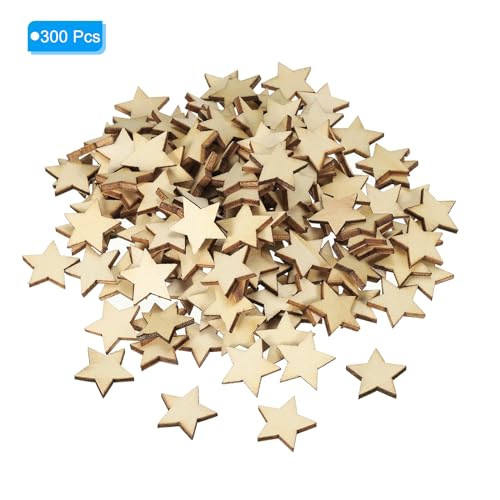 PATIKIL 20mm Wooden Stars - Image 3