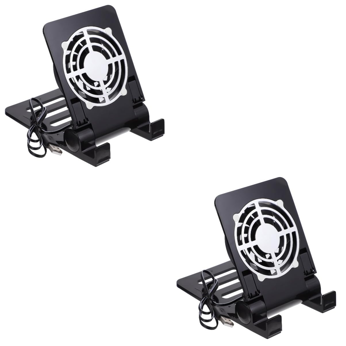 jojofuny 2pezzi Supporto Per Smartphone e Consolle Da Gioco Con Ventilatore Usb Stand Portatile e Compatibile Per Switch Raffreddamento Efficiente e Superficie Stabile