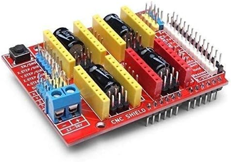 UIOTEC V3 Engraver Shield 3D Printer CNC Expansion Board A4988 Driver Board for Arduino