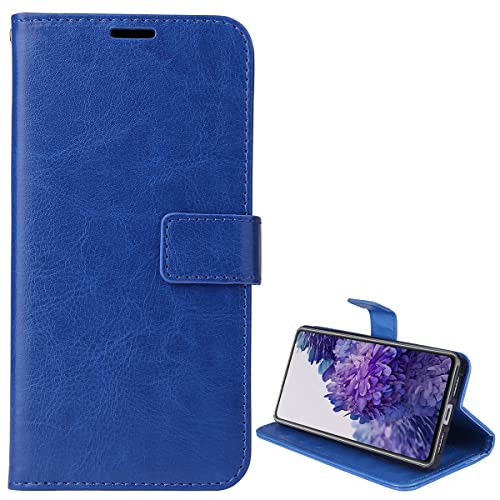 Coque pour Samsung Galaxy A03 164/A035F, Housse en Cuir Magnétique Flip Protectio pour Samsung Galaxy A03 164/A035F (Bleu-01) Cover