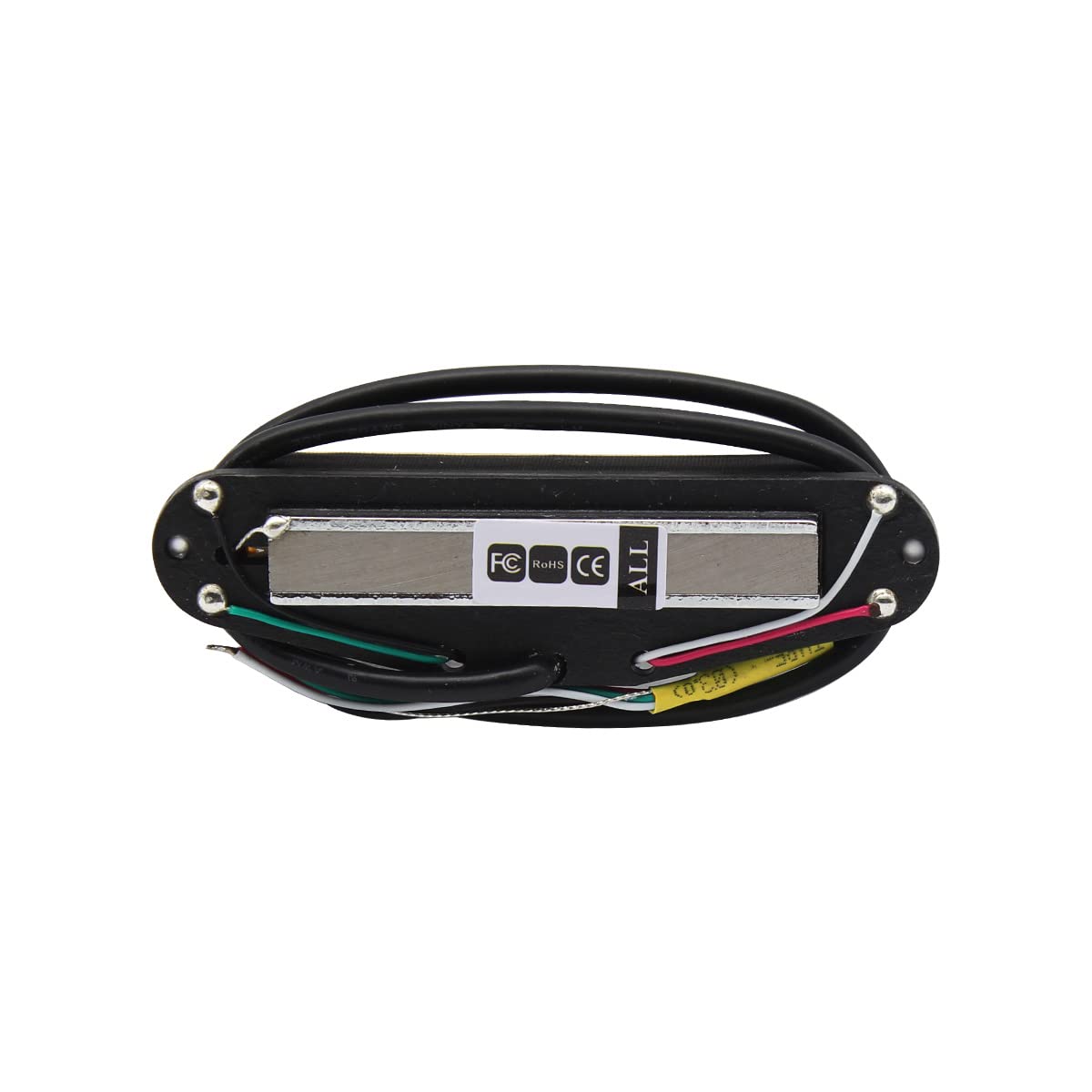 Oripure AlNiCo 5 Hot Wound Dual Blade Rail Pickups Single Coil Sized Humbucker 16K Gitarrensteg Pickup für FD ST/SQ E-Gitarren Style, Creme