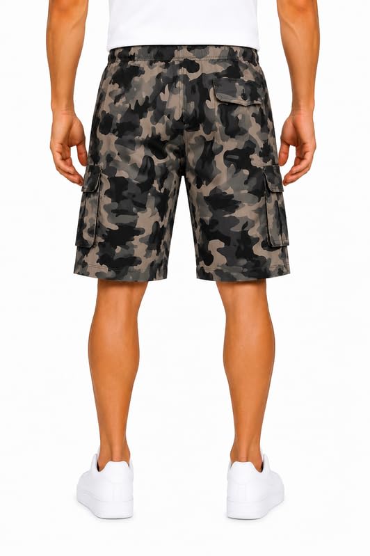 Image of Romano nx Men's 100% Cotton Cargo Shorts with 5 Pocket Style, 3 Years Warranty