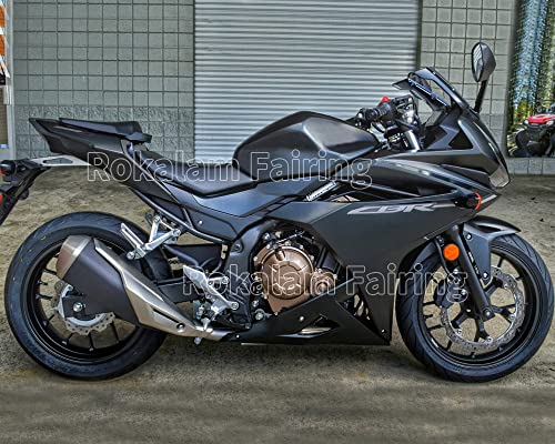 After Sale Body Shell For Honda Cbr500R 2016 2017 2018 Cbr 500R 16 17 18 Matte Black Fairing Kit (Injection Molding) #TOP1
