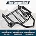 DSISIMO Detachable Passenger Backrest Sissy Bar Luggage Rack 4 Point Docking Hardware Rotary Docking Latch Clips Compatible With For 2014-2024 Harley Touring Road King Street Glide Electra Road Glide