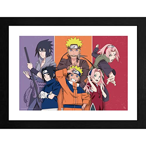 Tirage encadré Naruto Shippuden pour remplacer les posters froissés par un cadre propre