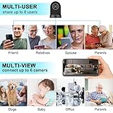 GJFJTC Hidden camera Spy camera WiFi Wireless Charger, Nanny Spy Cam Motion Activated,HD1080P (Rotate Lens) with 250°Viewing Angle, camaras espias ocultas for Home Office Security(2.4/5G) - Image 7