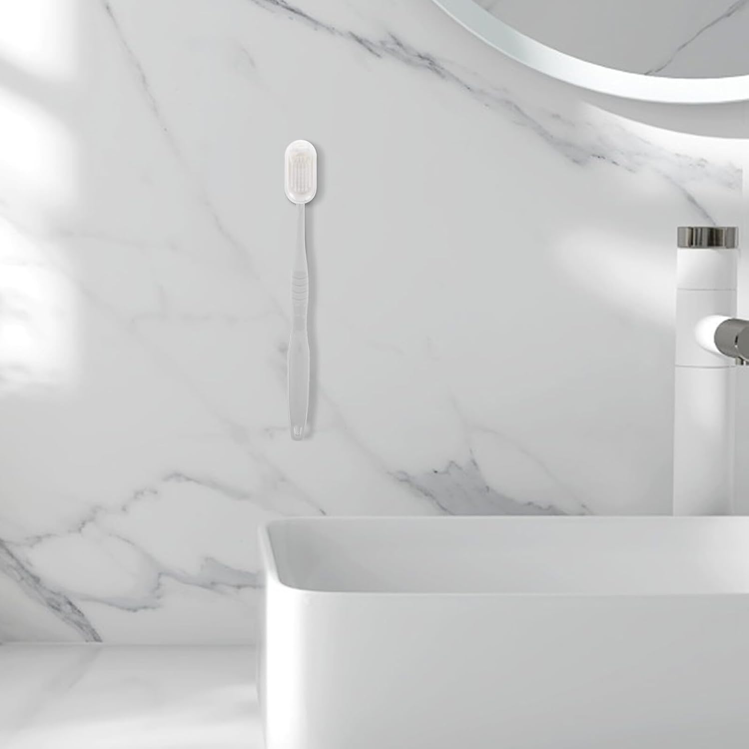 Wall Mounted Toothbrush Holder, ABS Bathroom Accessory for Rv image 5