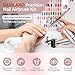 SAVILAND Super-Stable Airbrush Kit: 25 PSI Precision Airbrush for Nails Recharge Dual-Mode Airbrush Gun 0.3mm Nozzle Airbrush Machine Makeup Protable Airbrush Gel Nail Ombre French Paint Nail Art