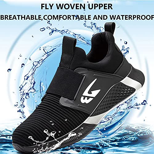 Veiligheidsschoenen Heren Dames Werkschoenen Met Stalen Neus Lichte Werkveiligheidsschoenen Asportieve Stalen… - Image 5