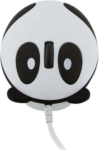 Miniatura 9 de Ratón óptico 3D con cable USB con forma de panda con diseño de panda, regalo para mujeres, hombres, niños, niñas, niños, adultos, para computadora