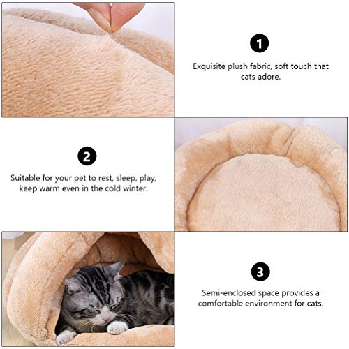 Canil estilo chinelos para animais de estimação, tapete grosso e quente para gatos de estimação, sac