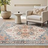 GENIMO Alfombra Salon Vintage Alfombras de Área Lavables en Máquina, 160X230CM