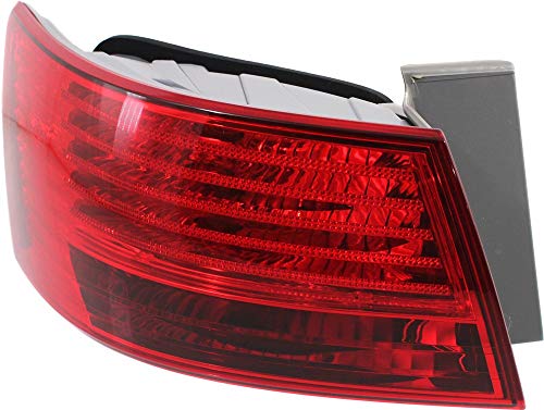 Evan-Fischer Tail Light Assembly Compatible with 2008-2010 Hyundai Sonata Outer From 12-17-07 Driver Side