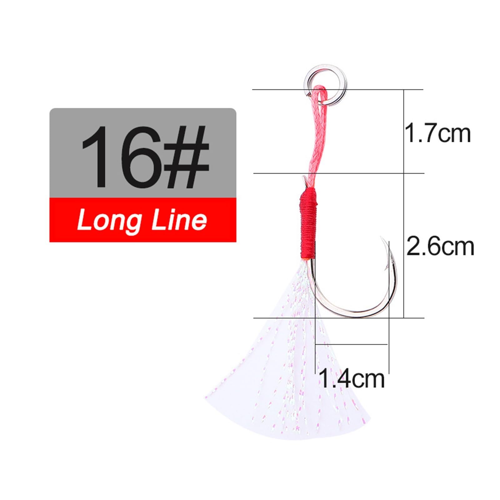 Crochet de pêche, hameçons de pêche, leurre de pêche Slow Jigging Cast Jigs crochet d'assistance cuillère barbelé crochets de gabarit simples Pesca crochets de leurre en acier à haute teneur en carbon