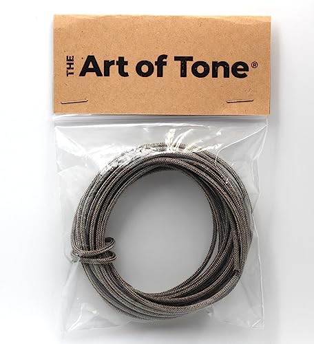 12' Gavitt Braided Cloth-Covered Pre-Tinned Pushback 22 AWG Guitar Wire