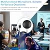 2M USB Microphone for Computer, Omnidirectional Condenser PC Mic with Mute Button, Plug & Play Desktop Microphone for Online Meeting, Video Conference, Zoom Call, Skype Chatting, Laptop Mac Windows #5