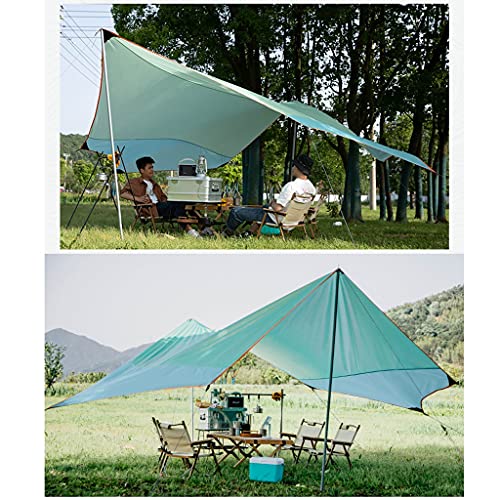 Grand refuge tarp imperméable et indéchirable pour sécuriser votre bivouac