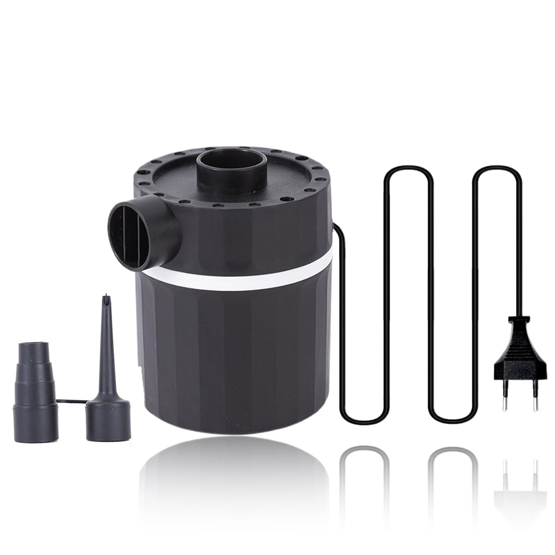 Pompa Elettrica, Pompa ad aria elettrica 2 in 1, pompa portatile a riempimento rapido per letto ad aria, Sgonfiaggio Per Campeggio all'aperto,Materassini ad Aria, Barche, Cuscini Gonfiabili, 35W