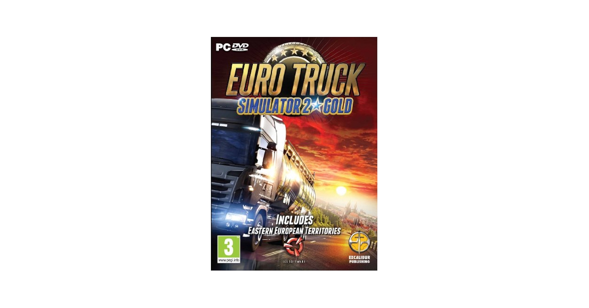 海外版→PC→Euro Truck Simulator Gold Amazon.com: Euro Truck Simulator 2 Gold (PC CD) (UK) : Video
