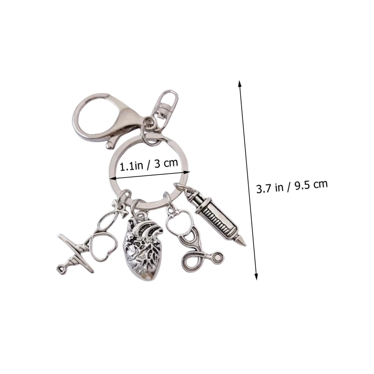 CALLARON Schlüsselanhänger Zum Aufhängen Abzeichenband Schlüsselhalter Gepäckanhänger Handgelenk Set Kleiderbügel Schlüsselband Taschenbund Schlüsselanhänger Ringe Gürtel