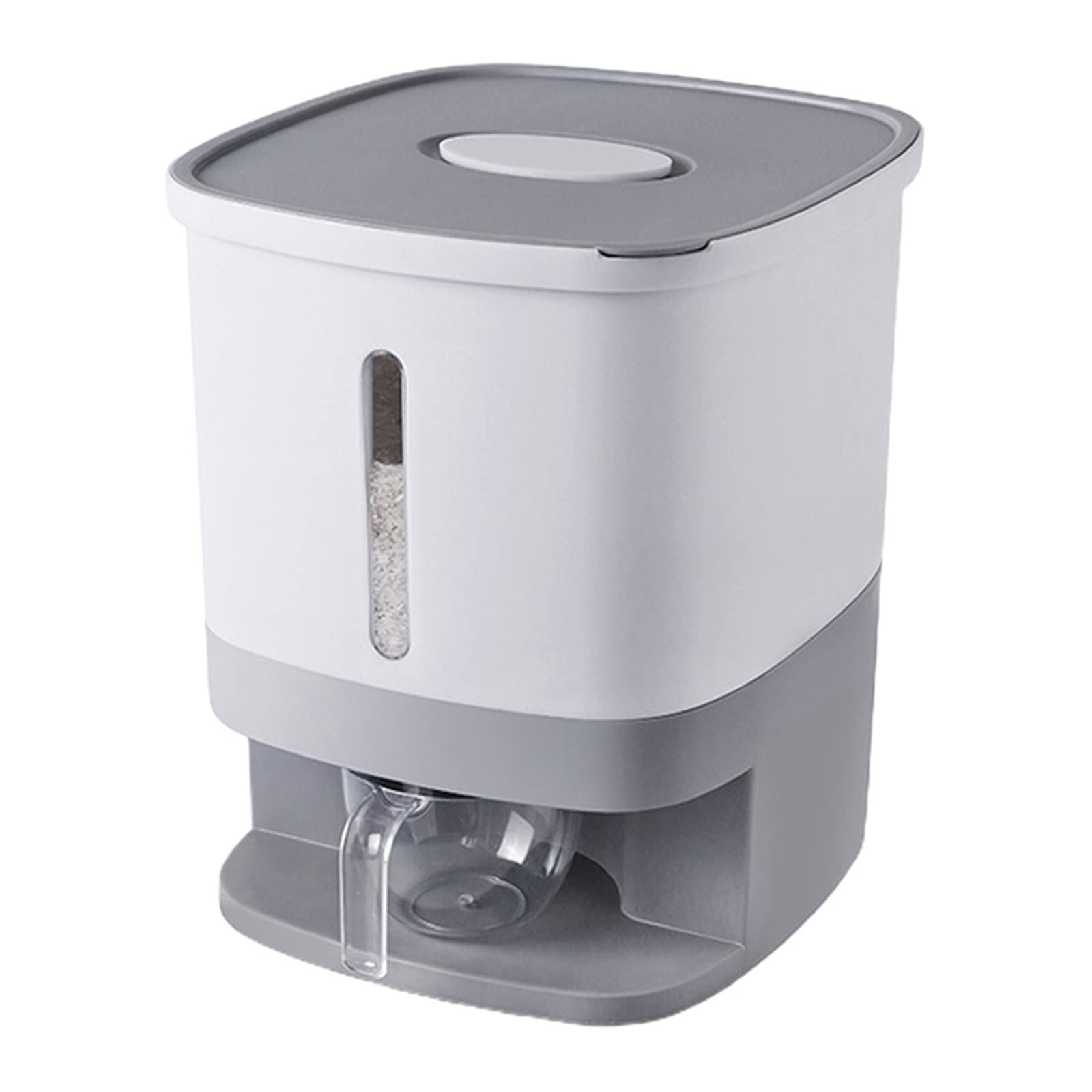 Conteneur de Stockage de Riz 10Kg Grande boîte de Distributeur de Grains scellée avec Couvercle Organisateur de Cuisine de Mesure et conteneur de Stockage (Color : G)