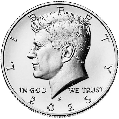 2025 P BU Kennedy Half Dollar Choice Uncirculated US Mint