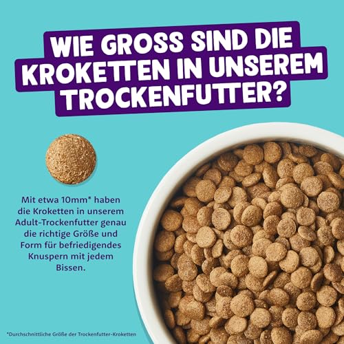 Edgard & Cooper Katzenfutter, Trockenfutter für Katzen, (Huhn, 2kg), Getreidefrei, voll von frischem Fleisch und natürlichen Zutaten, geeignet für sterilisierte und aktive Katzen