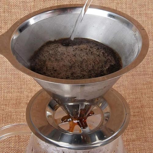 Coador Filtro de Café 103 Inox Peneira de Aço Sem Uso de Papel Premium