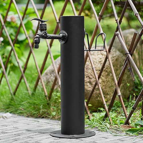 Hydrant de cour ZR98US cylindrique décoratif avec robinet indépendant