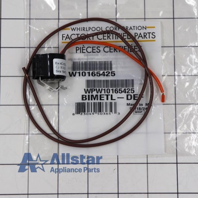 WPW10165425 Refrigerator Defrost Thermostat