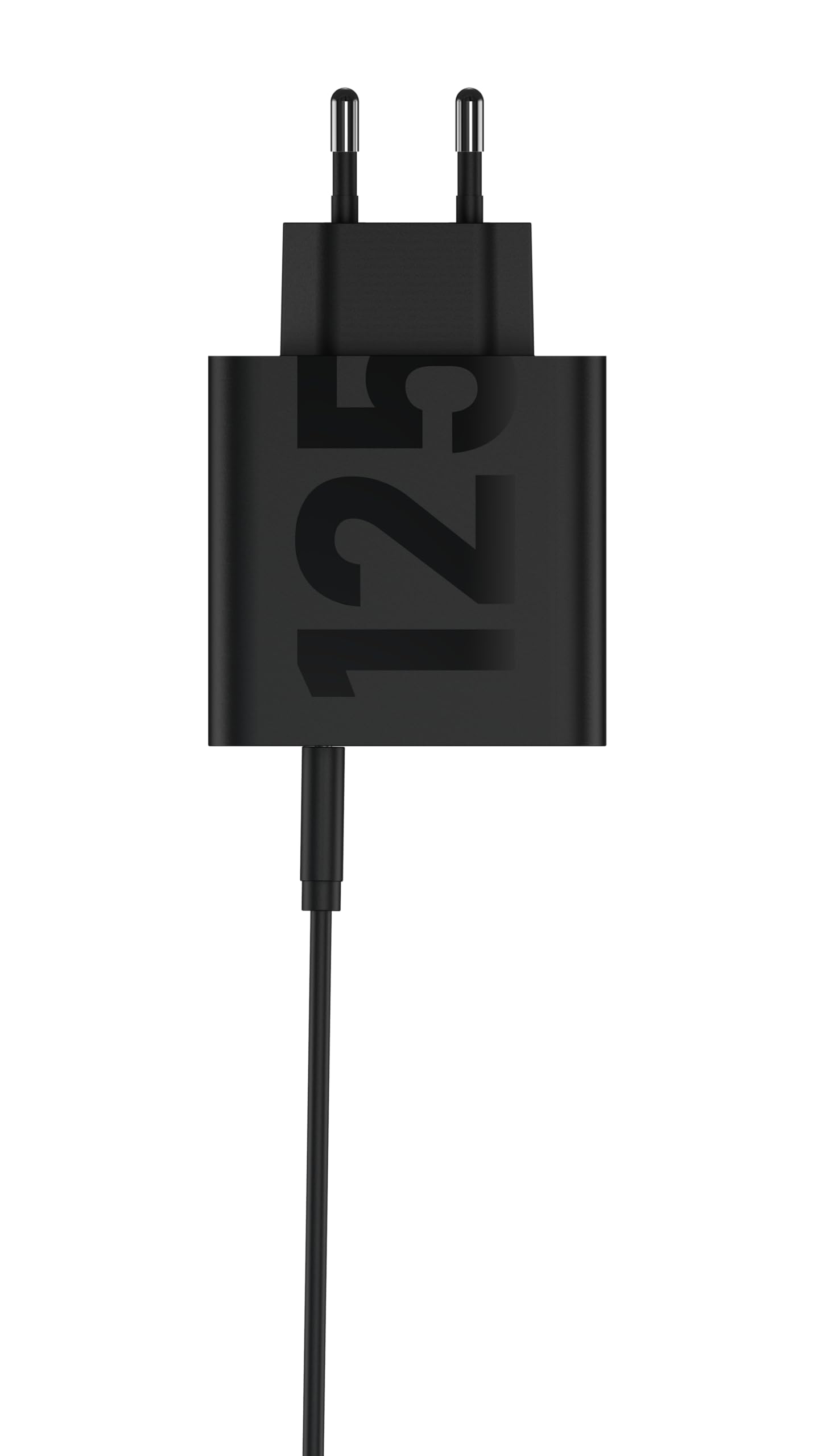 Motorola Ładowarka Turbo Power 125 W, uniwersalna ładowarka USB typu C, kabel w zestawie, oryginalna ładowarka Motorola Charger, matowa czerń