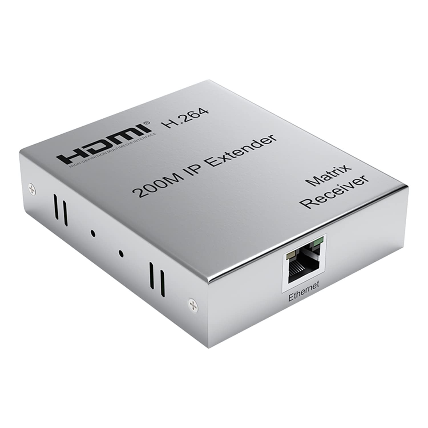 Extensor IP HDMI de 200M sobre UTP/STP CAT5e CAT6 RJ45 Ethernet LAN Cable de red Matriz extensora HDMI para PS3 PS4 PS5 PC a varios TV Protocolo TCP IP (RX)